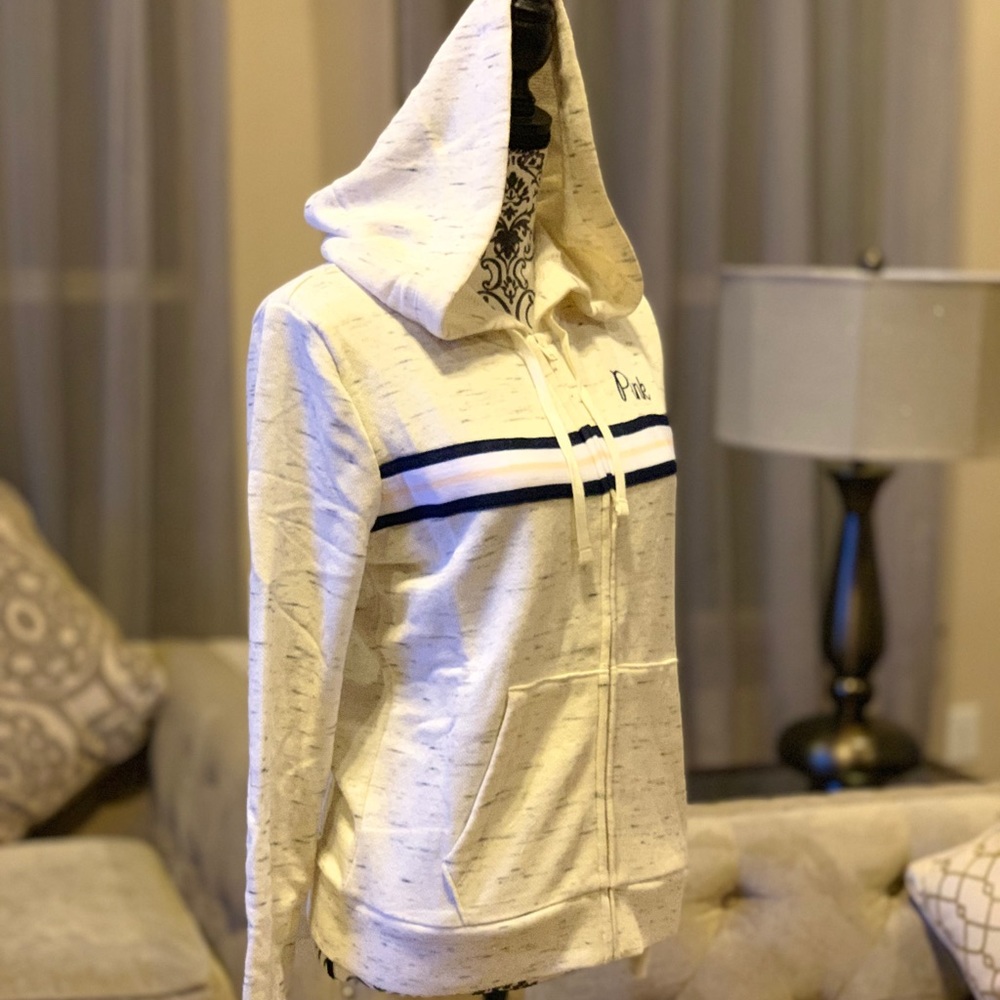 VS PINK FULL ZIP HOODIE - NEW ONLINE PACKAGING - Picture 2 of 6